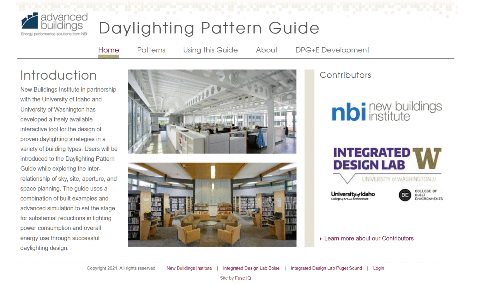 Daylighting Pattern Guide – Integrated Design Lab